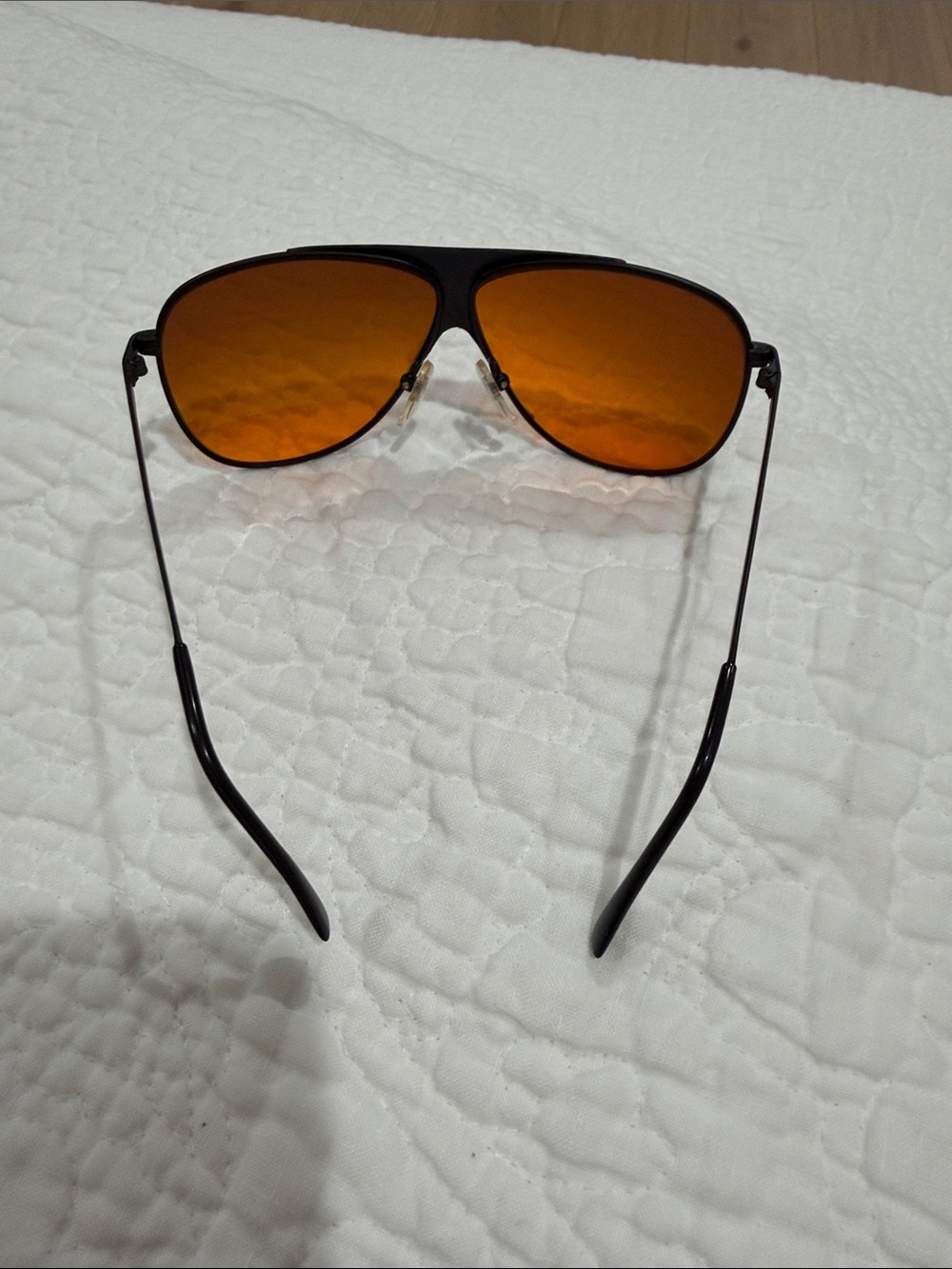 Women’s Amber Lens Aviator Swim Sunglasses - Picture 4 of 6